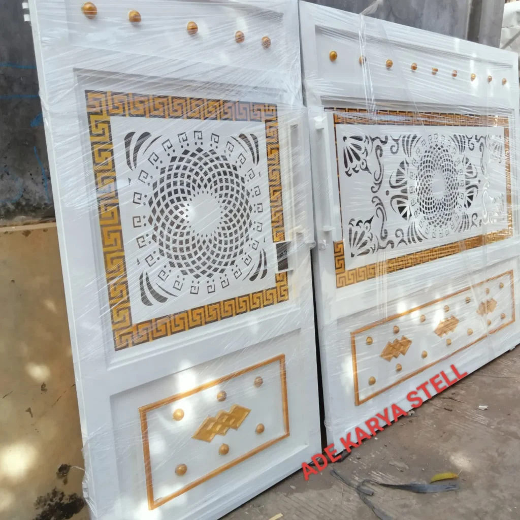 pagar dan pintu buatan ade karya steel tegal